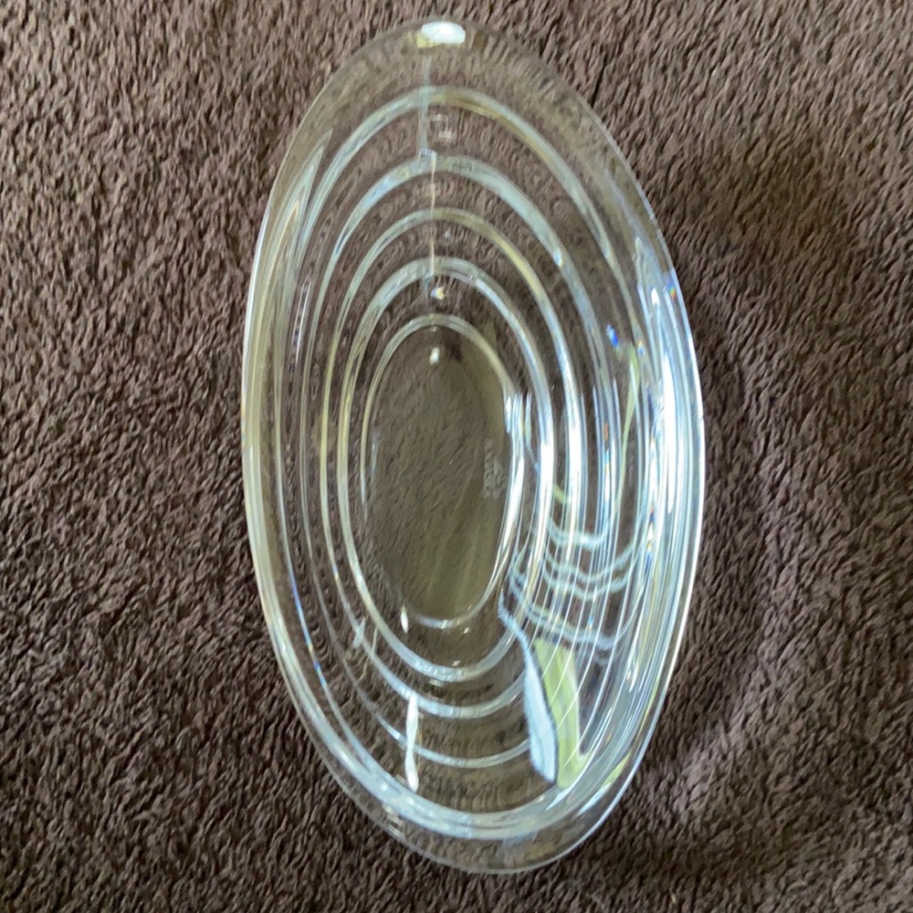 Rogaska crystal trinket dish